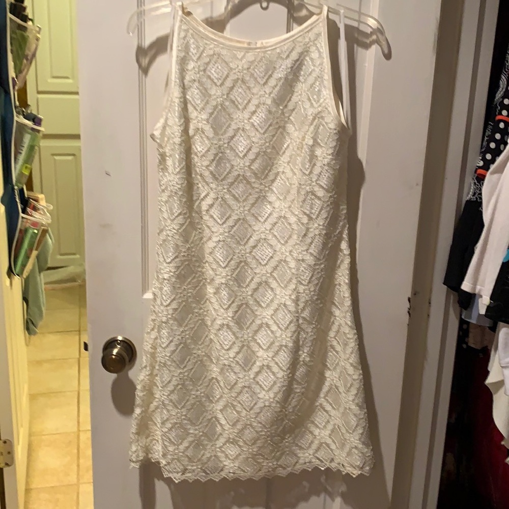 Size 8 lace semi formal dress